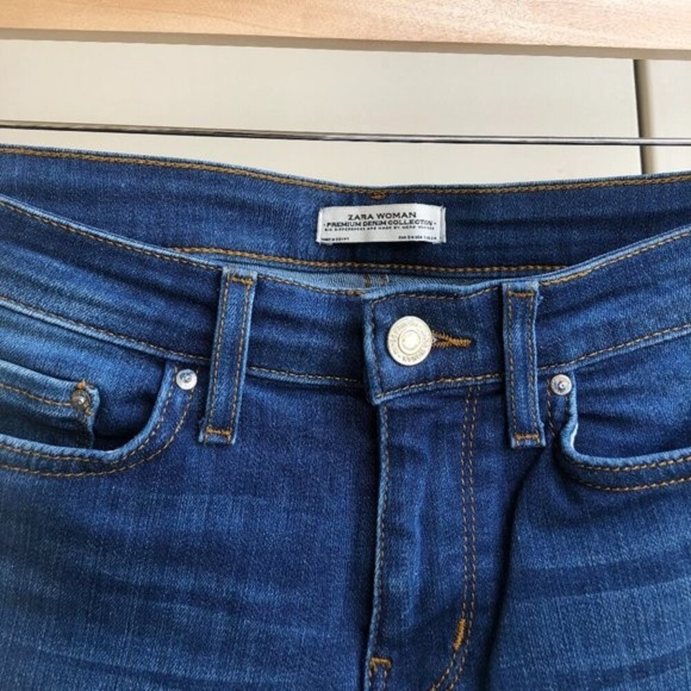 Zara Jeans - Blue - Size 24 - Picture 9 of 11
